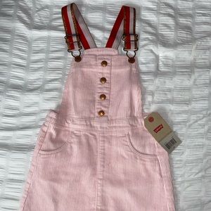 Light pink Levi overalls